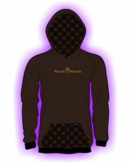 MOLETOM SOFT PARVATI RECORDS LOGO PARVATI DOURADO FRONT