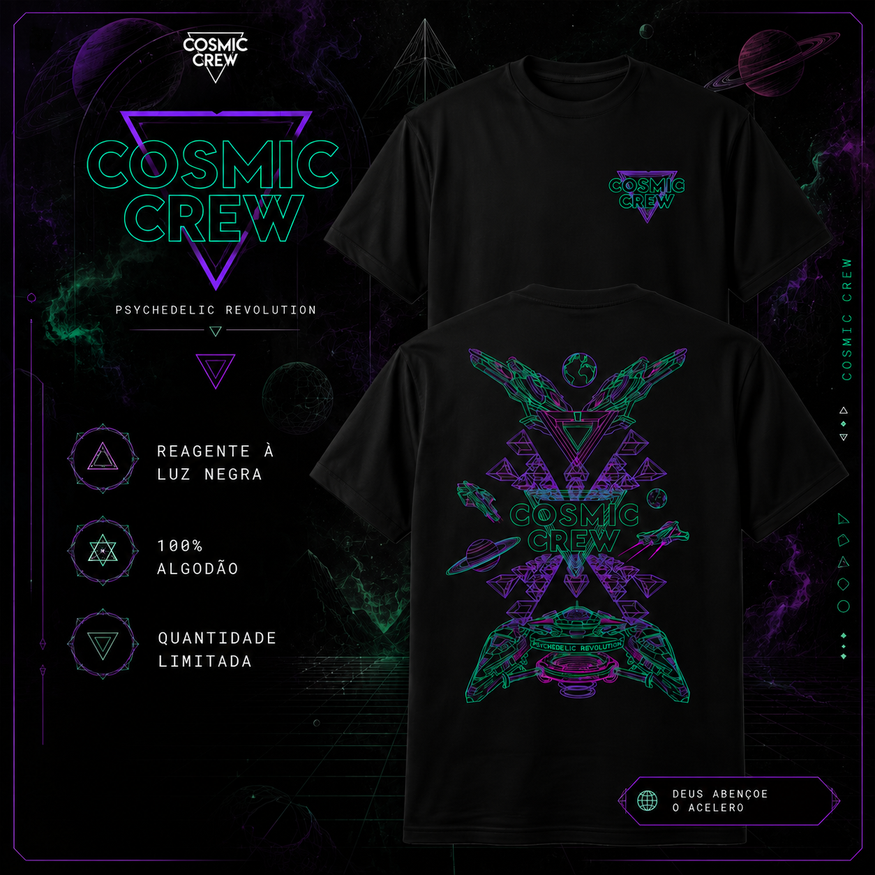 CAMISETA COSMIC CREW 2026 - Imagem 5